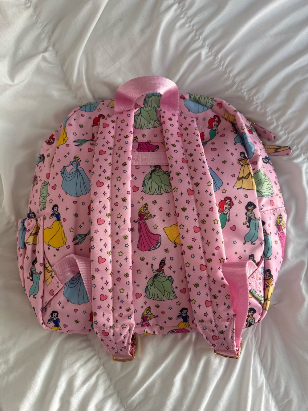 Stoney Clover Never Stop Dreaming Pink Princess Print Mini Backpack - Picture 5 of 6